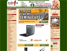 Tablet Screenshot of dinamica-tienda.com